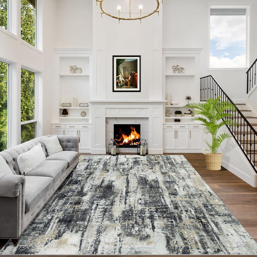 Luxurious Abstract Area Rug
