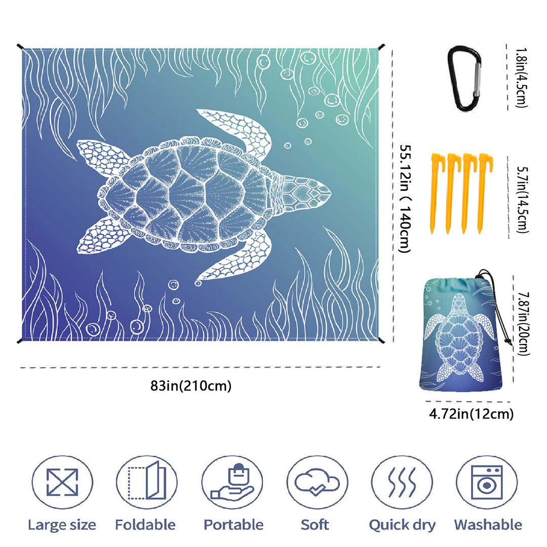 Extra-Large Portable Beach Mat Kalsten