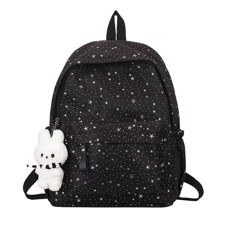 Girls' Star Patterned School Backpack Kalsten