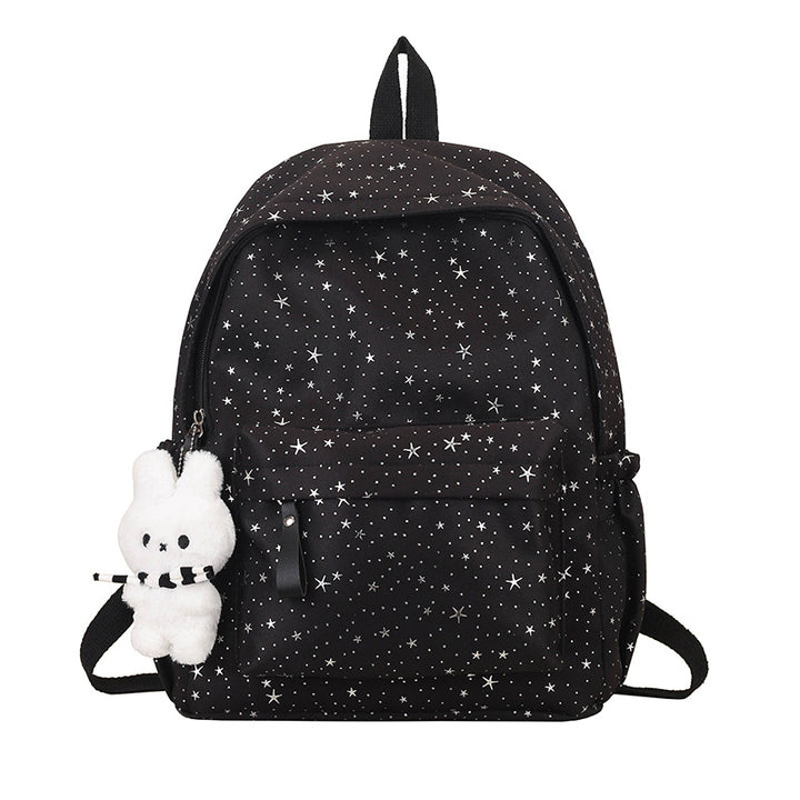 Girls' Star Patterned School Backpack Kalsten