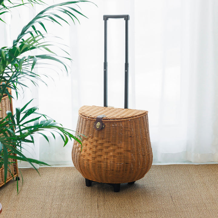Woven Rattan Lounge Chair Kalsten