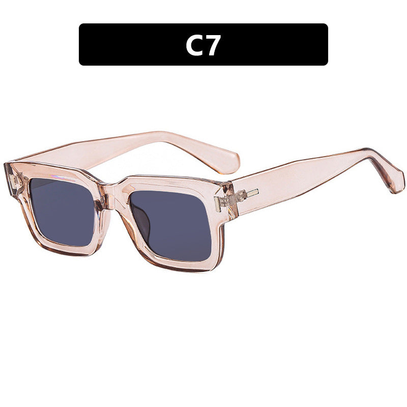 Ladies stylish square sunglasses with eye-catching leopard print Kalsten