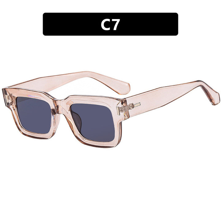 Ladies stylish square sunglasses with eye-catching leopard print Kalsten