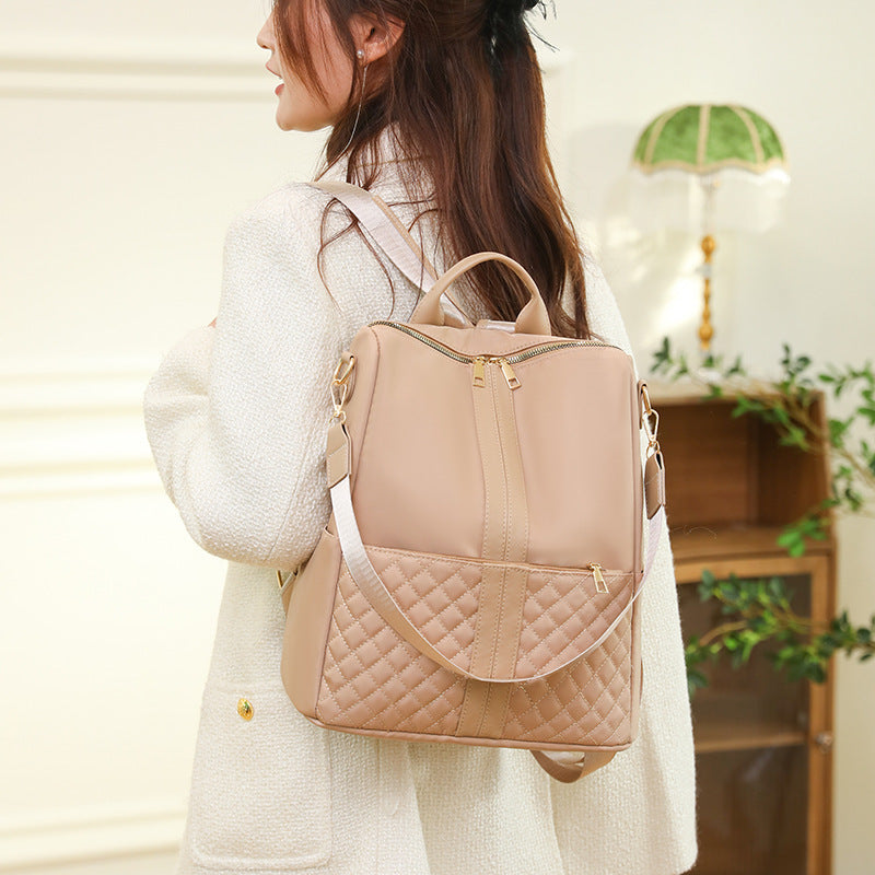 Quilted Multi-Compartment Backpack Kalsten