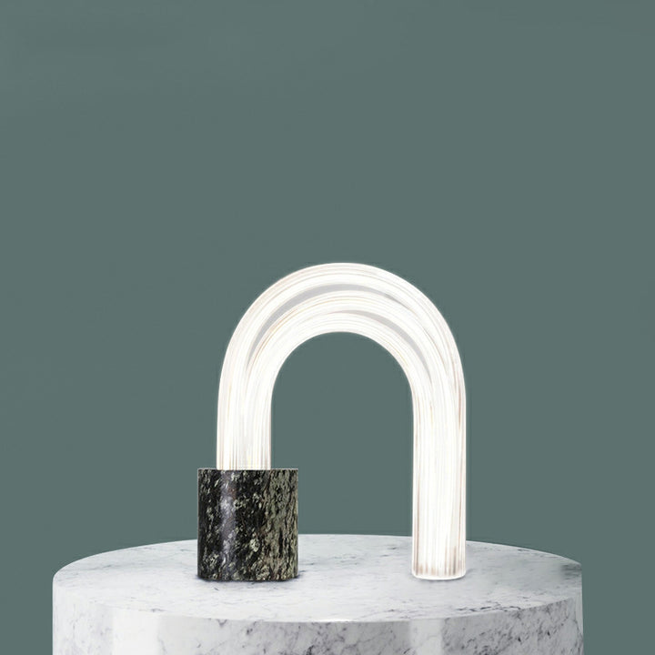 Modern Artistic Table Lamp with Arc Design