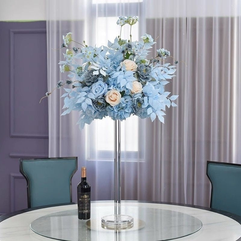 Elegant Floral Centerpiece with Acrylic Stand