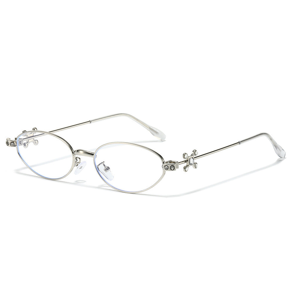 Elegant Rhinestone-Embellished Cat-Eye Sunglasses Kalsten