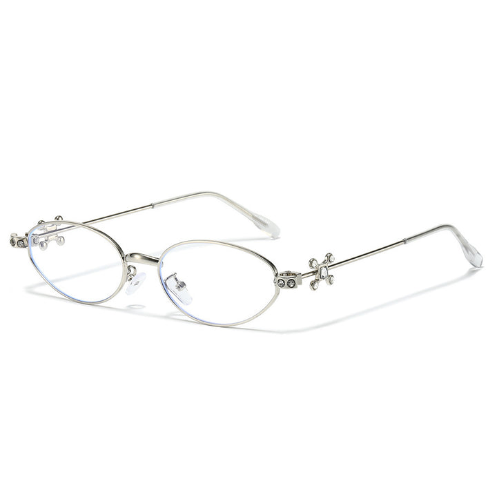 Elegant Rhinestone-Embellished Cat-Eye Sunglasses Kalsten