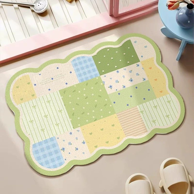 Cute Cartoon Dog-Themed Bath Mat Kalsten
