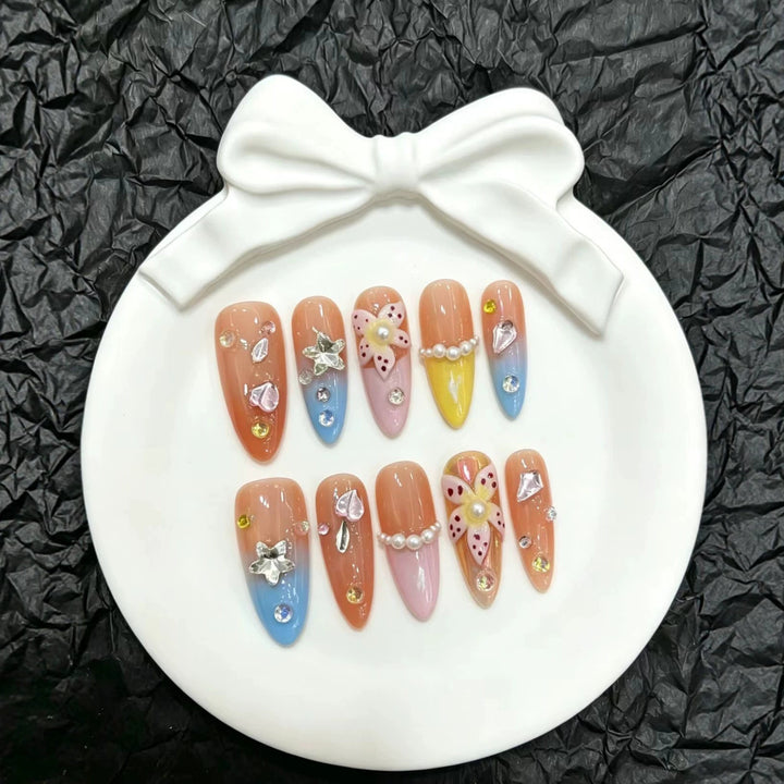 Artistic Decorative Press-On Nail Collection