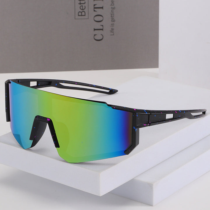 Men's Futuristic Oversized Shield Sunglasses Kalsten