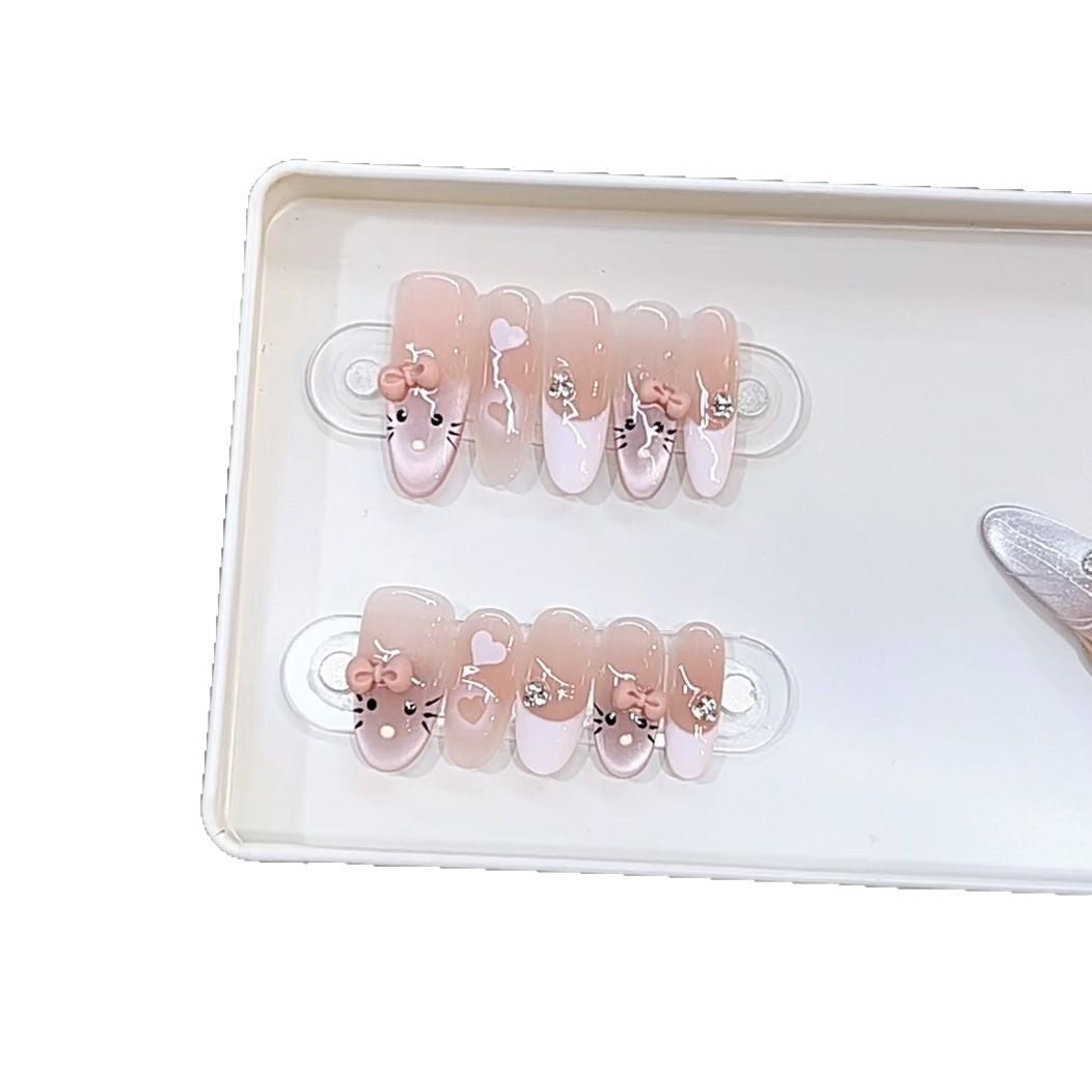 Cartoon Character-Themed Press-On Nail Set Kalsten