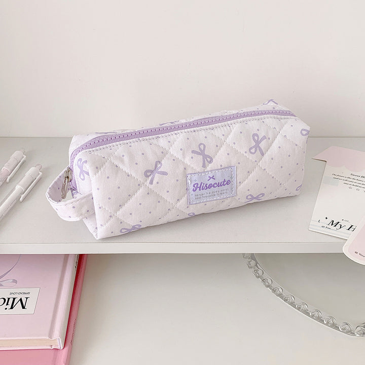 Quilted Pencil Case with Zipper Kalsten