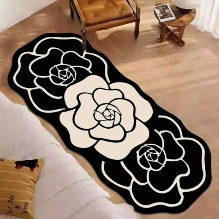 Floral Pattern Entrance Mat