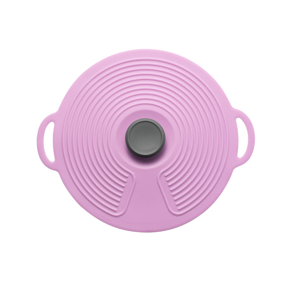 Silicone cooking lid with multifunctional steam valve Kalsten