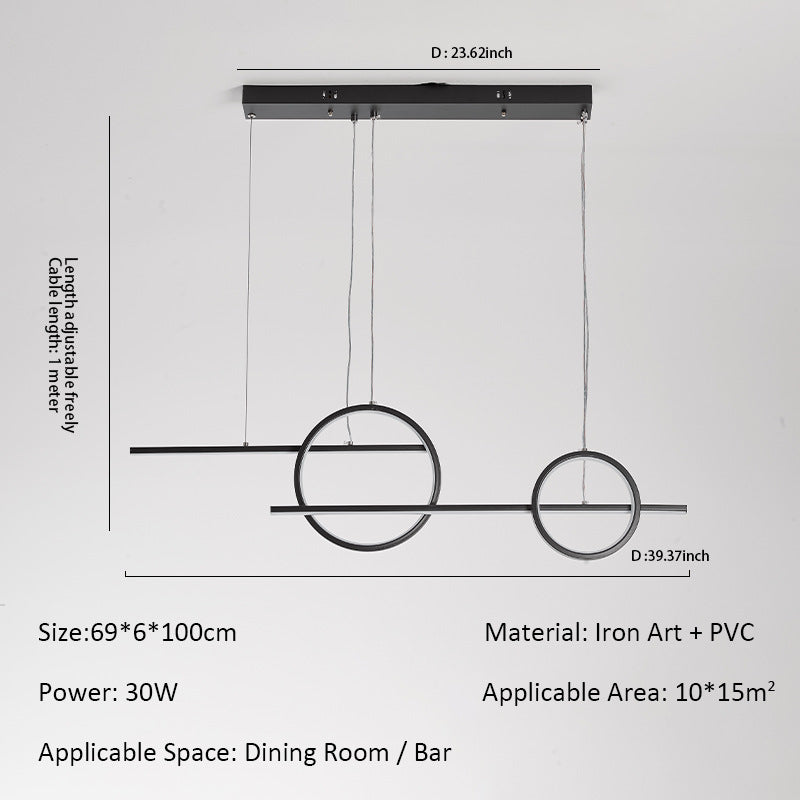 Modern Linear Pendant Light
