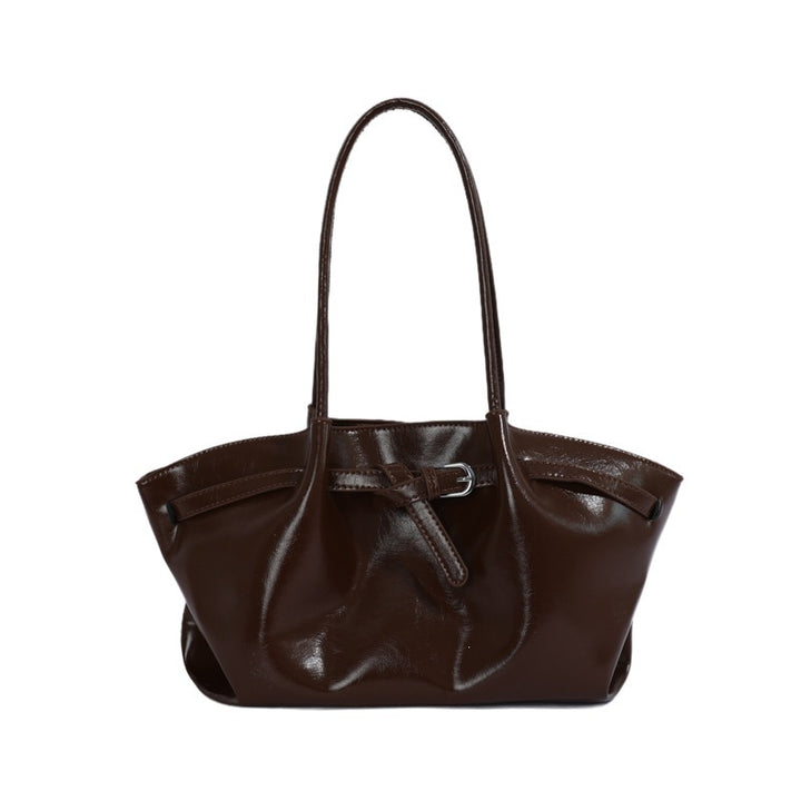 Sleek Minimalist Leather Tote Bag