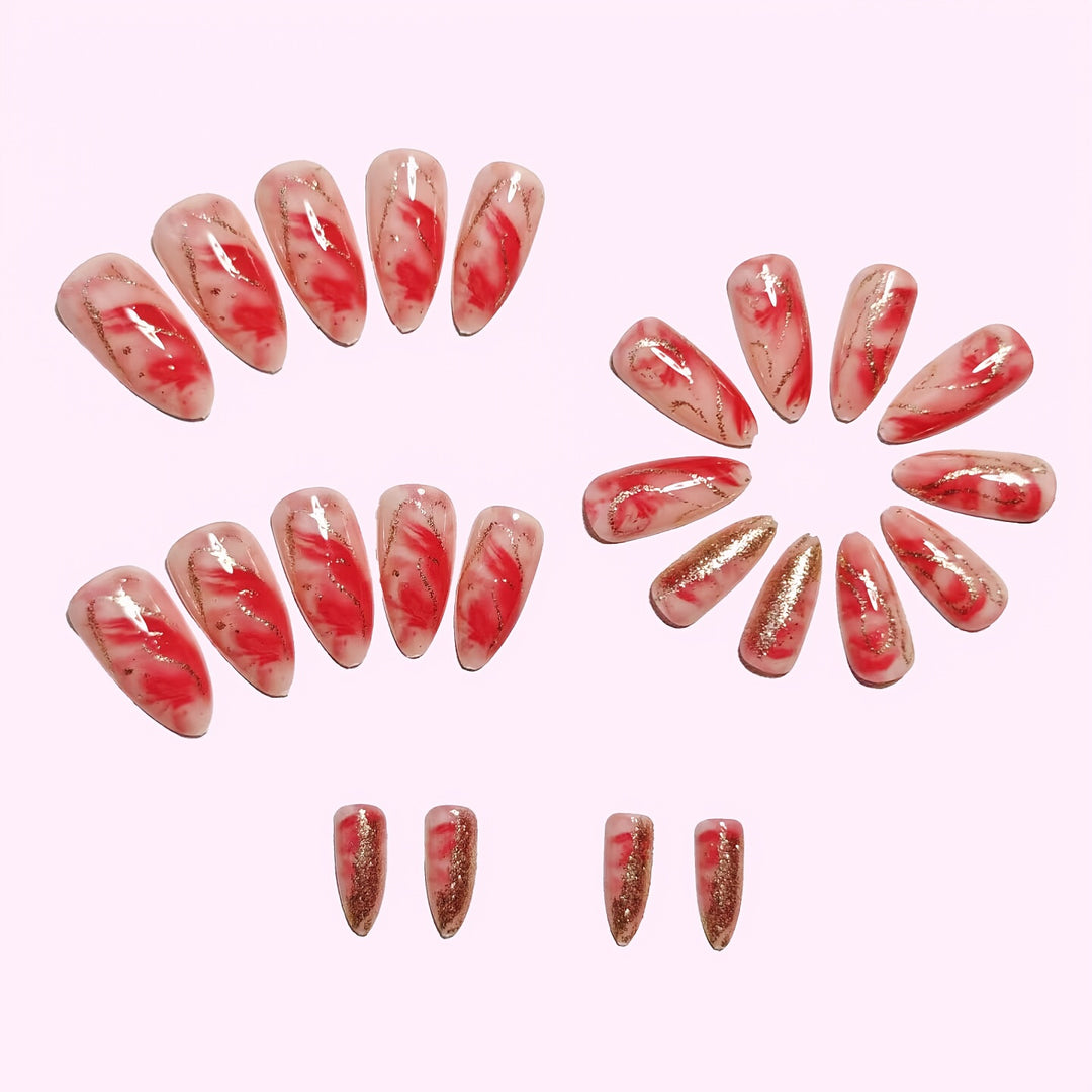 Elegant Marble Nail Art Set