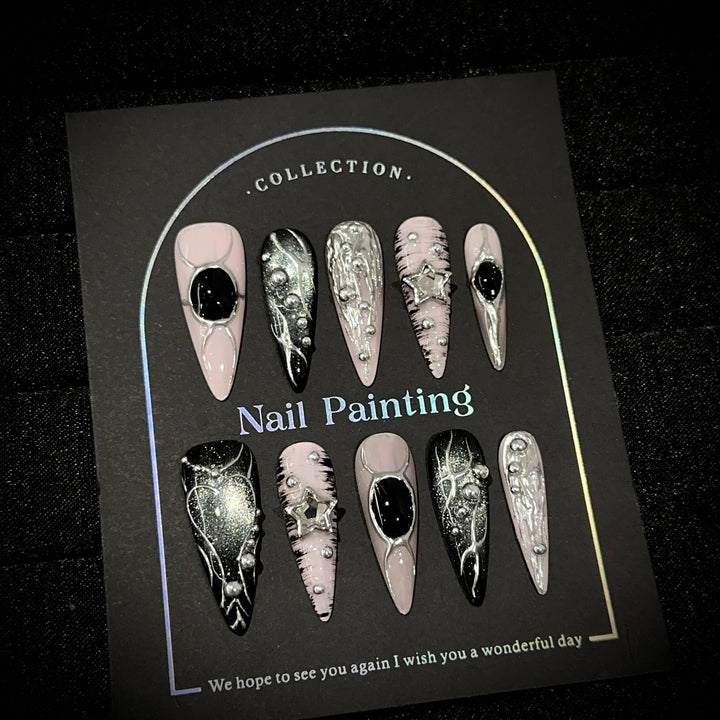 Abstract Art Press-On Nails