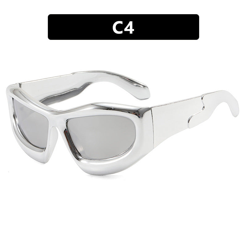 Women's Sporty Sunglasses with Futuristic Design Kalsten