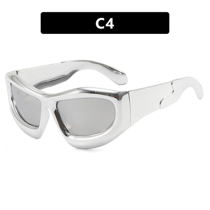 Women's Sporty Sunglasses with Futuristic Design Kalsten