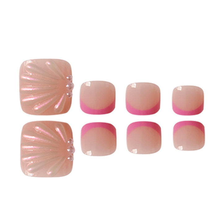 Decorative Press-On Toe Nail Art Kalsten