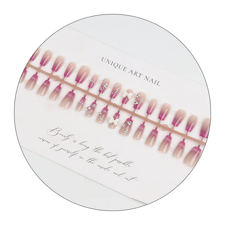 Glamorous Ombre Decorative Press-On Nail Set Kalsten