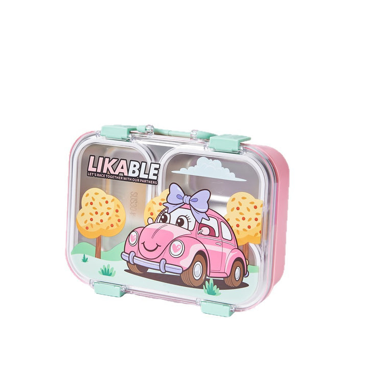 Cute Themed Multi-Section Lunch Container