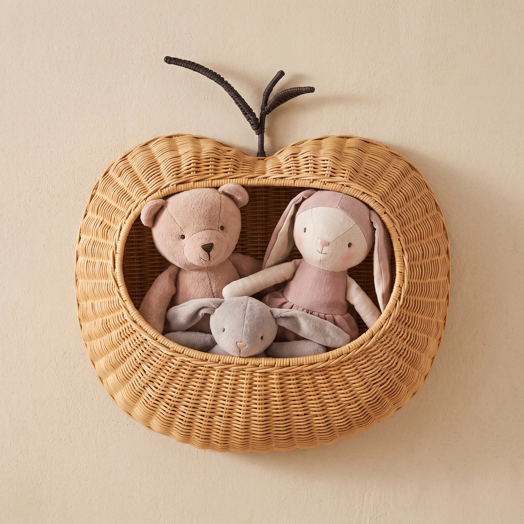 Playful wall basket in pear design Kalsten