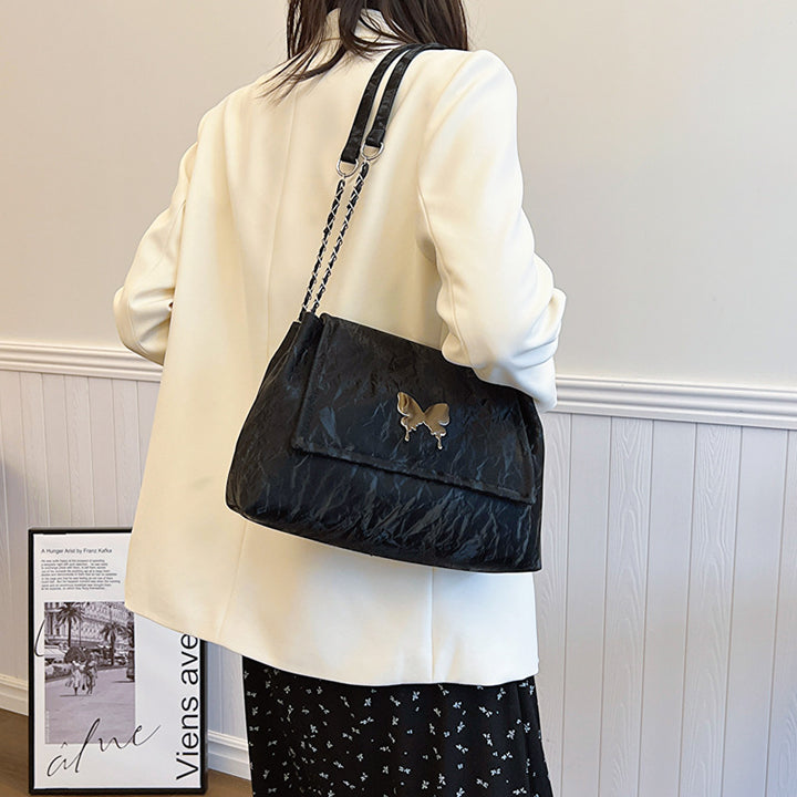 Chic Butterfly Accent Slouchy Handbag Kalsten