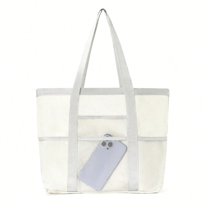 Padded shopping bag with side mesh pockets Kalsten