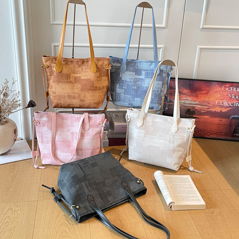 WoTextured Canvas Tote Bag Kalsten