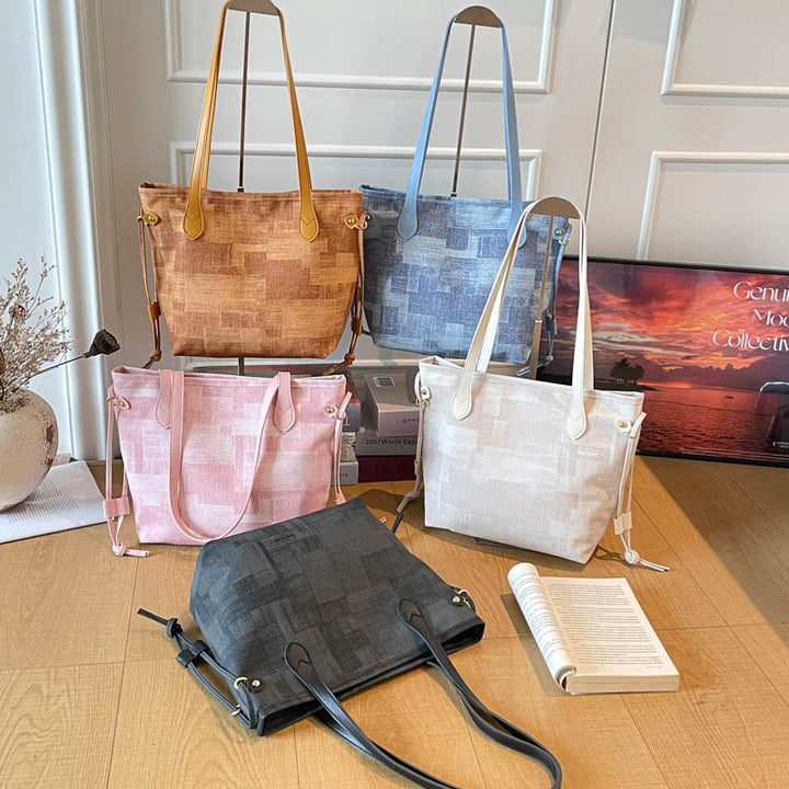 WoTextured Canvas Tote Bag Kalsten