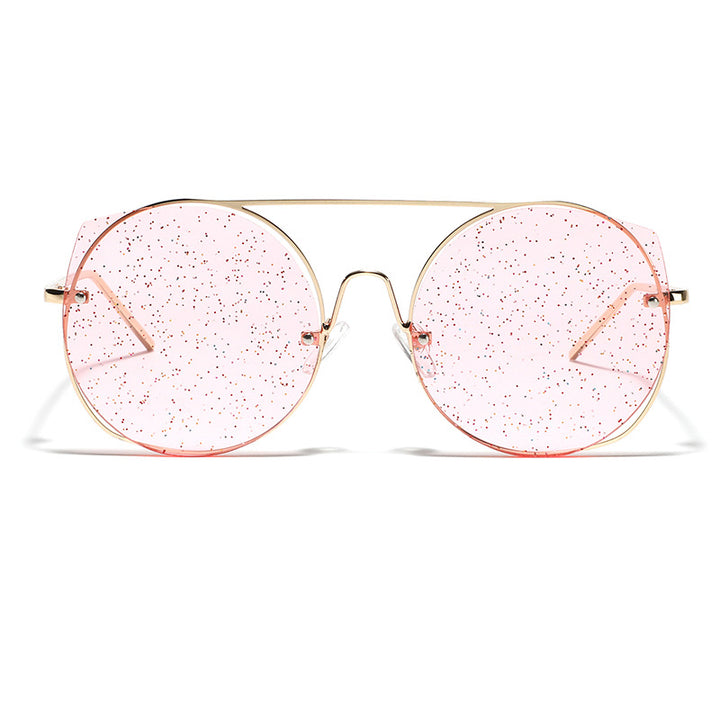 Women oversized sunglasses with glittering lenses Kalsten