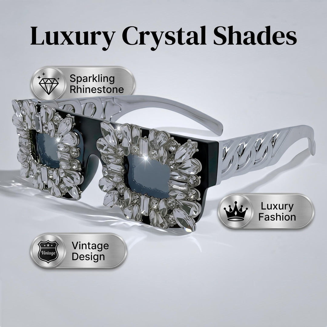 Women's sunglasses in vintage design with sparkling crystal embellishments Kalsten
