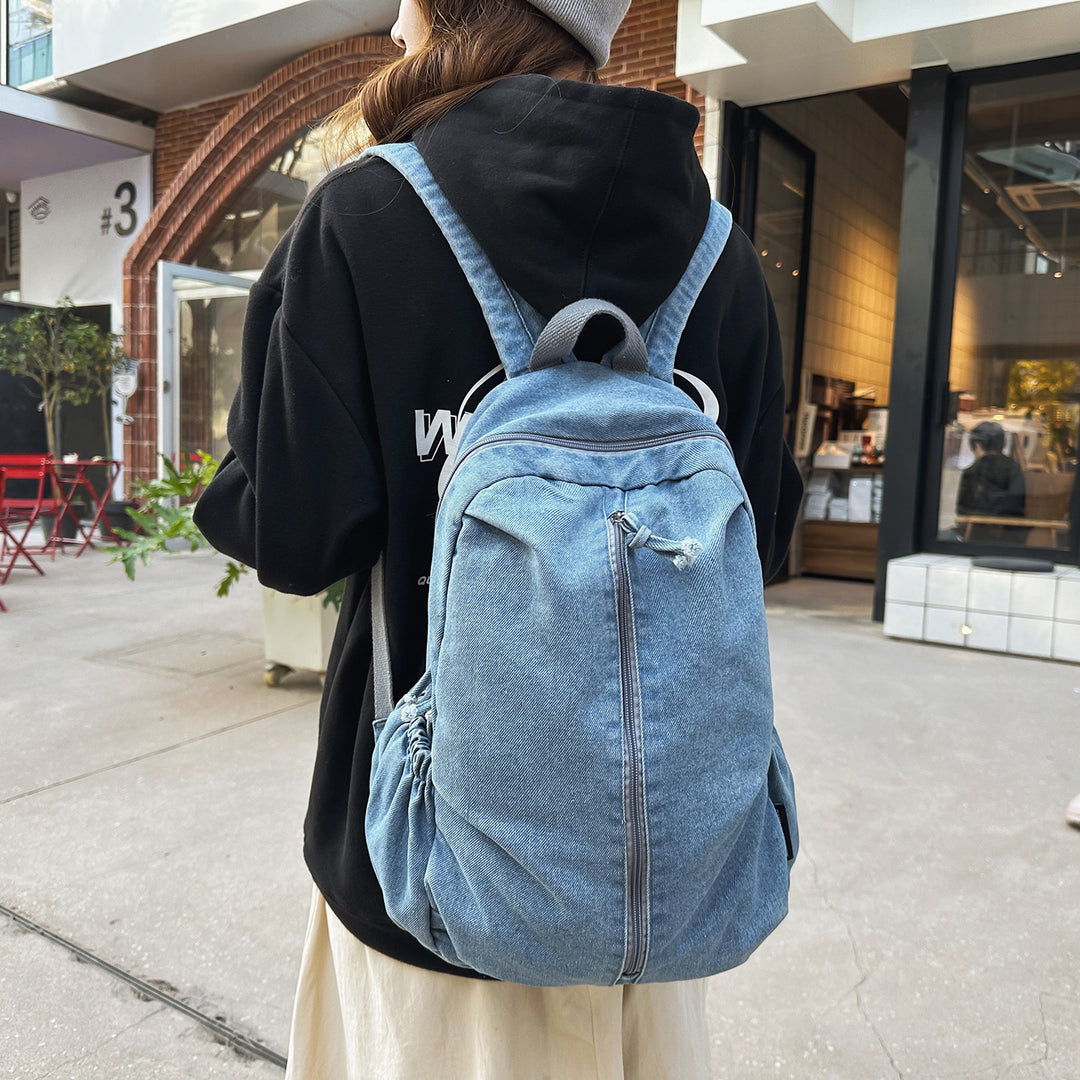 Casual Denim Travel Backpack Kalsten