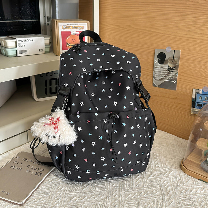 Playful Star-Patterned Backpack