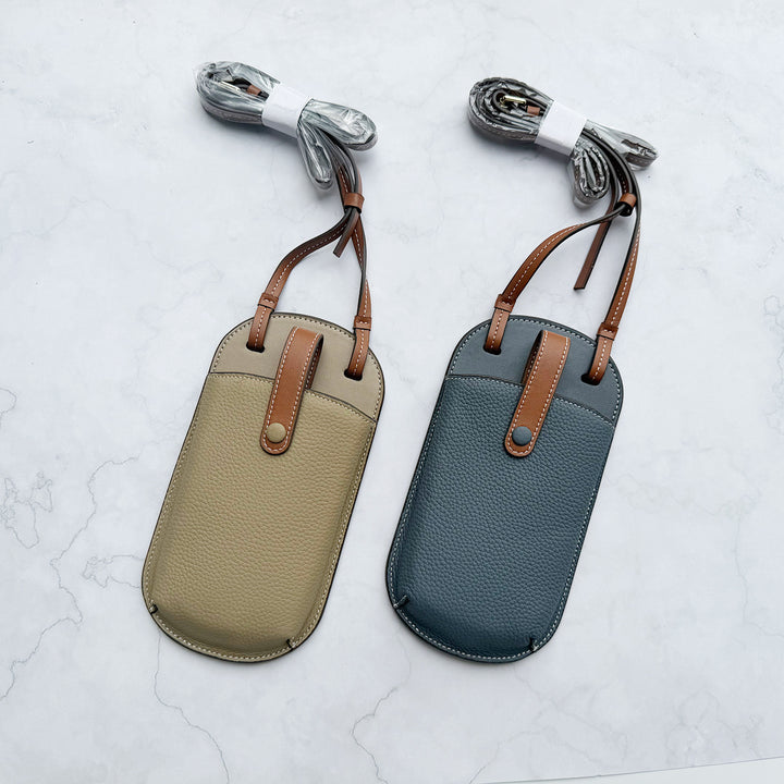Leather Crossbody Phone Pouch kalsten