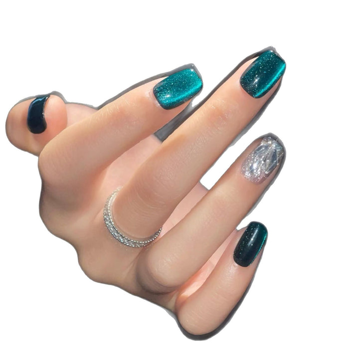 Sparkling Acrylic Press-On Nail Set Kalsten