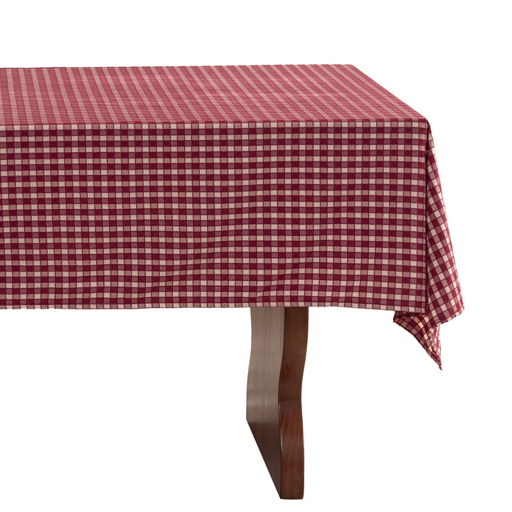 Checkered flannel tablecloth made of cotton blend with soft texture Kalsten