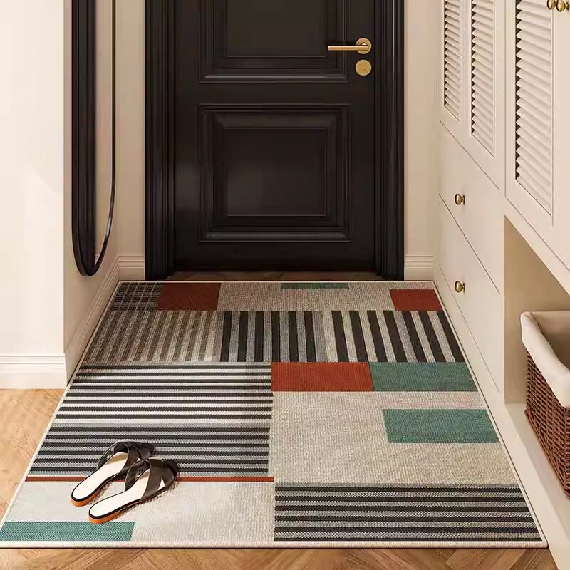 Geometric Patterned Entrance Mat for Doors