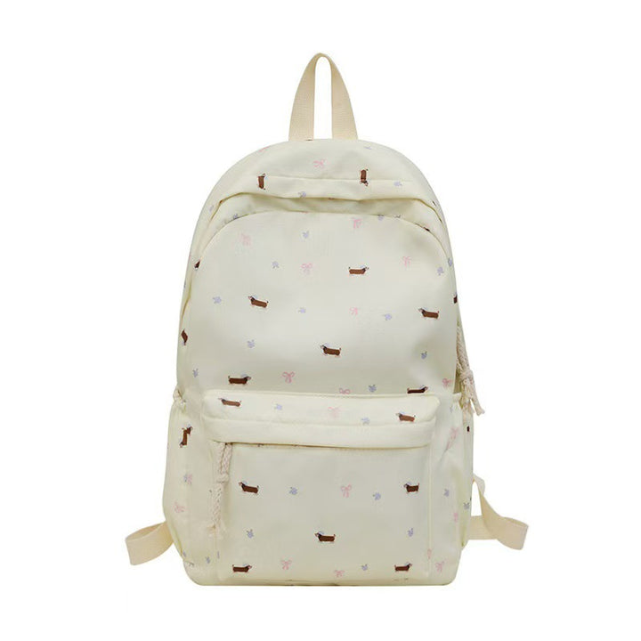 Backpack with Playful Dog Pattern Kalsten