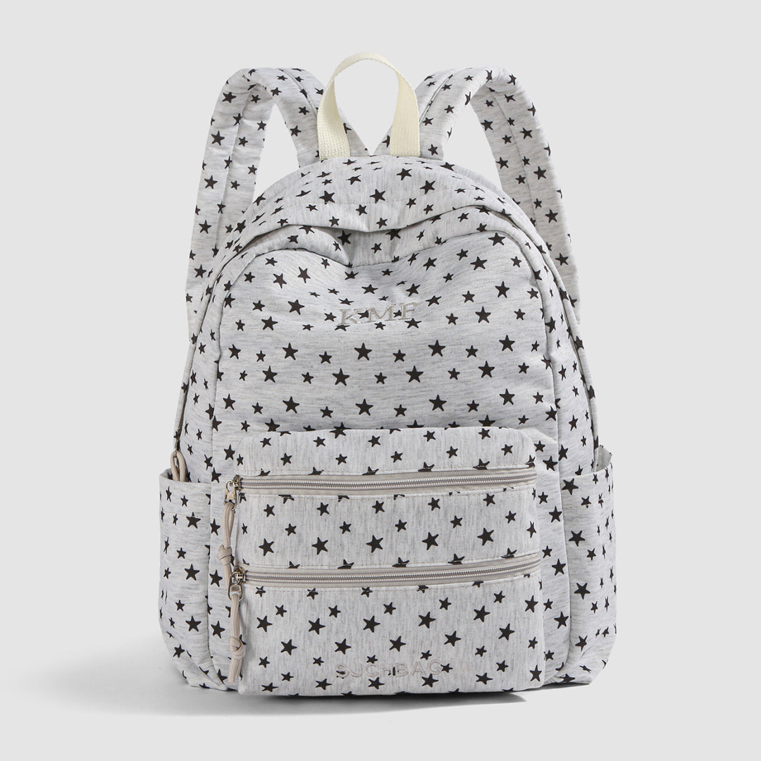 Backpack with Stylish Star Design and Versatile Compartments Kalsten
