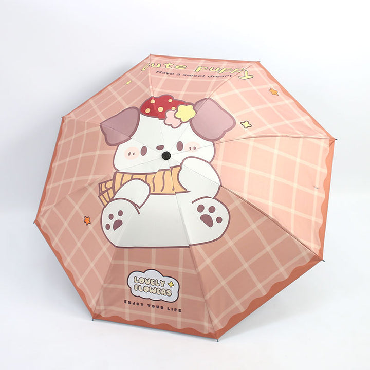 Women's Kawaii Folding Umbrella Kalsten