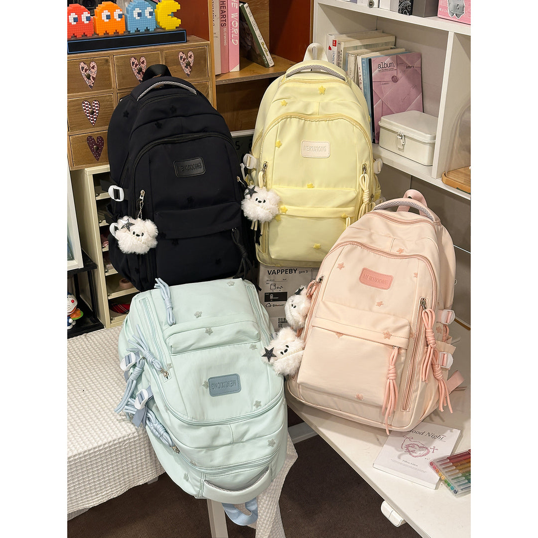 Decorative Star-Embellished Backpack Kalsten