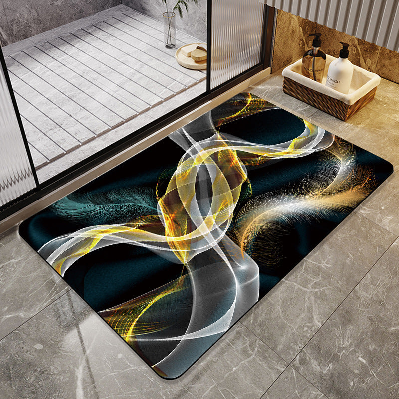Stylish Decorative Bath Mat Kalsten