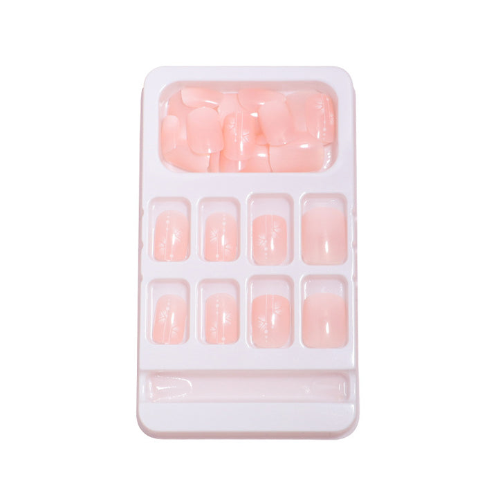 Elegant Floral Press-On Nail Set Kalsten