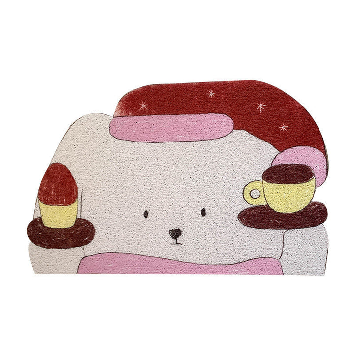 Playful Cat-Themed Bath Mat Kalsten
