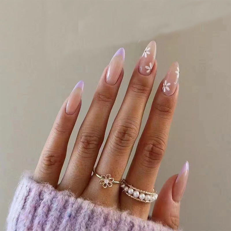 Glamorous Glittery Stiletto Press-On Nails Kalsten