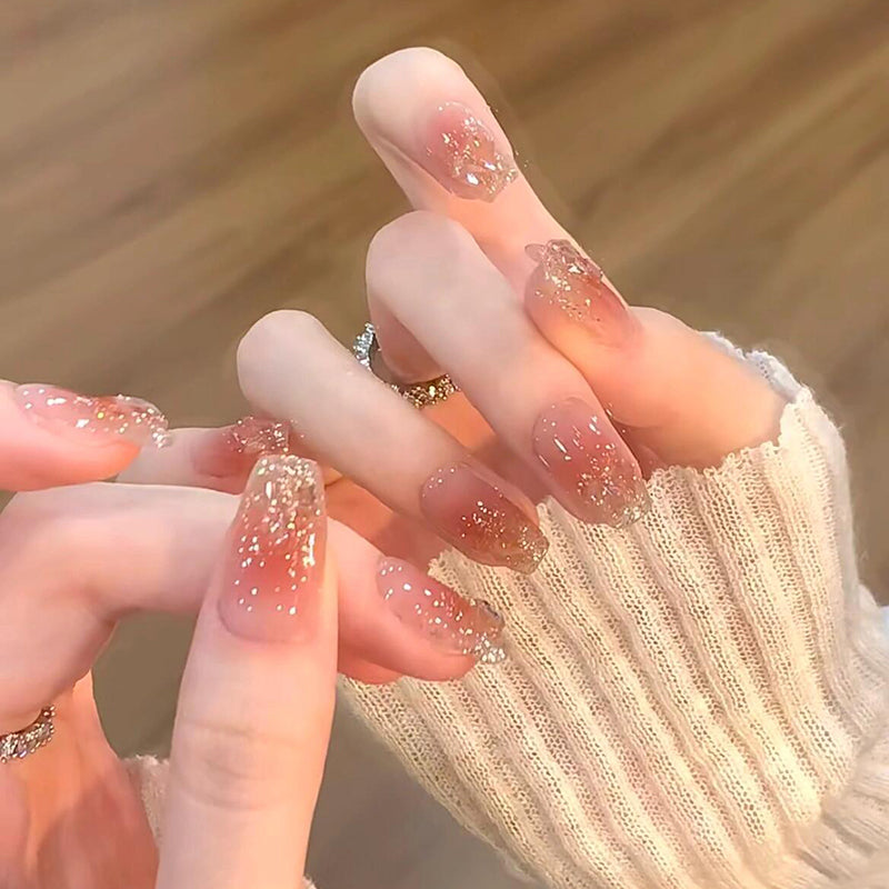 Decorative Ombre Press-On Nails Kalsten